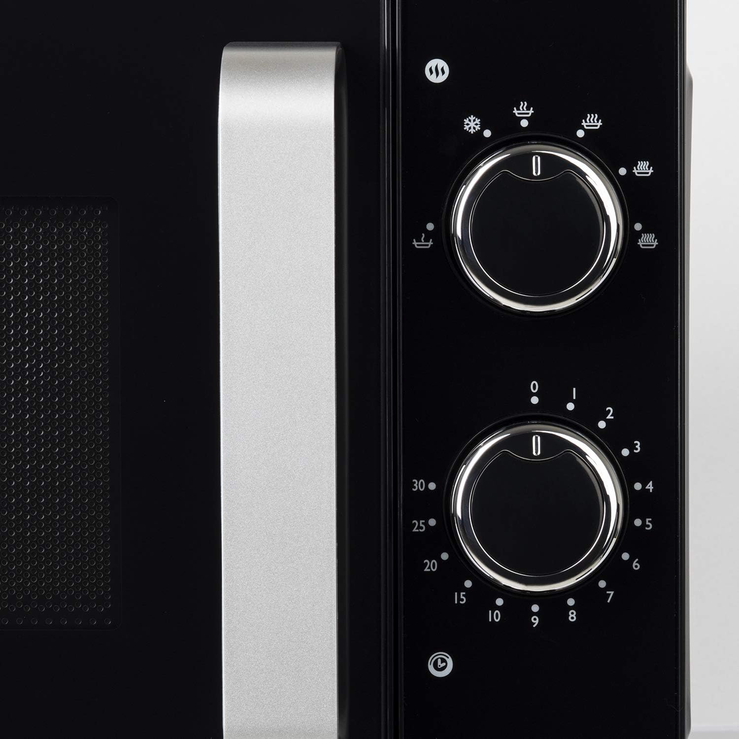 H.Koenig Microwave Oven Grill 2 in 1 VIO9, 25L, 27cm Turntable, 10 Cooking Modes up to 1000W, Defrosting, Combined Cooking, LCD Display [Energy Class A+]