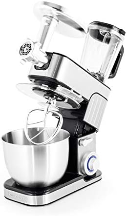 Antara Pro KitchenCook Stainless Steel Mixer with Mincer 5.5 L Grey