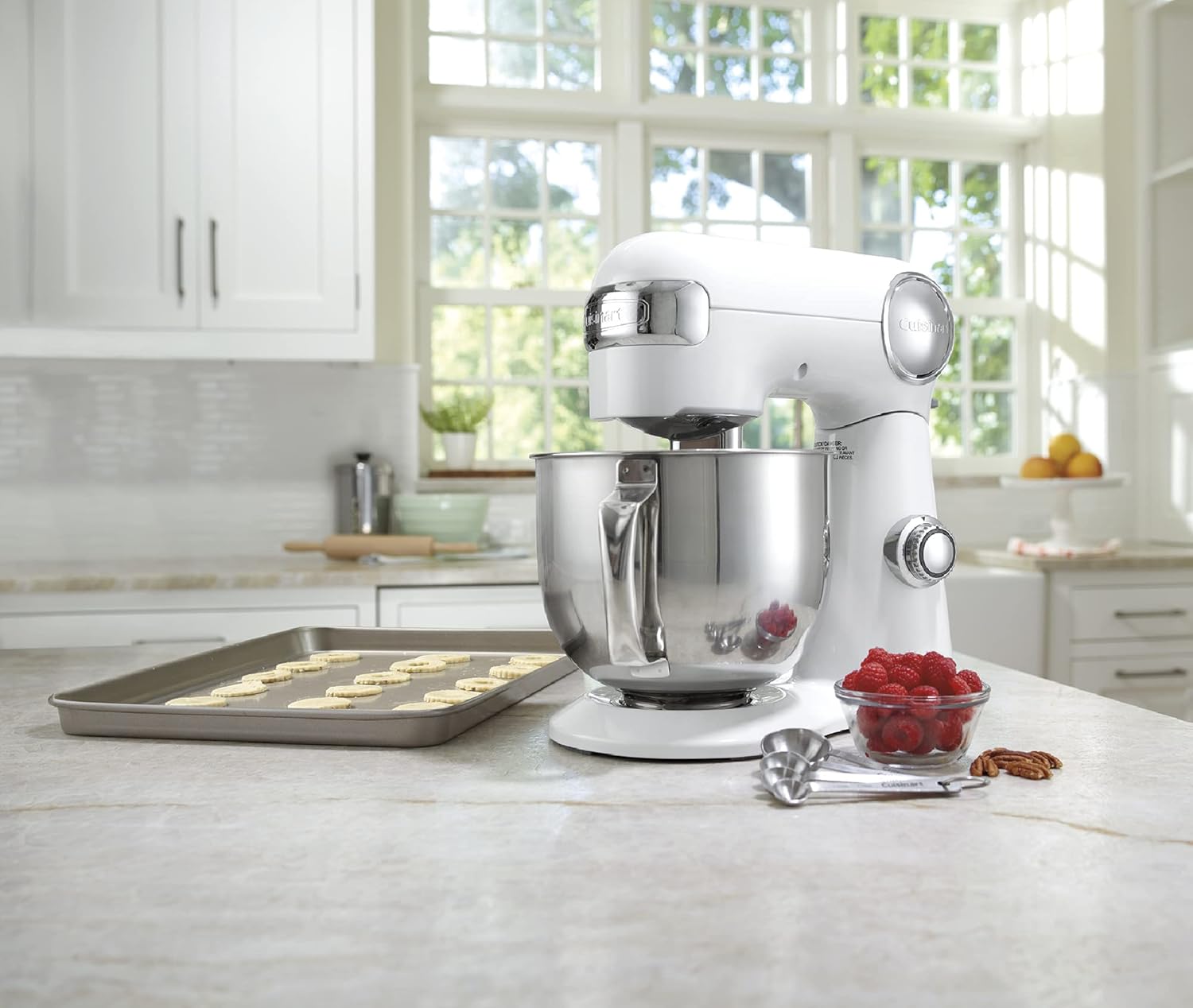 Cuisinart SMD-50BC Precision Pro Mélangeur numérique sur pied de 5,5 litres, métal, doublure argentée